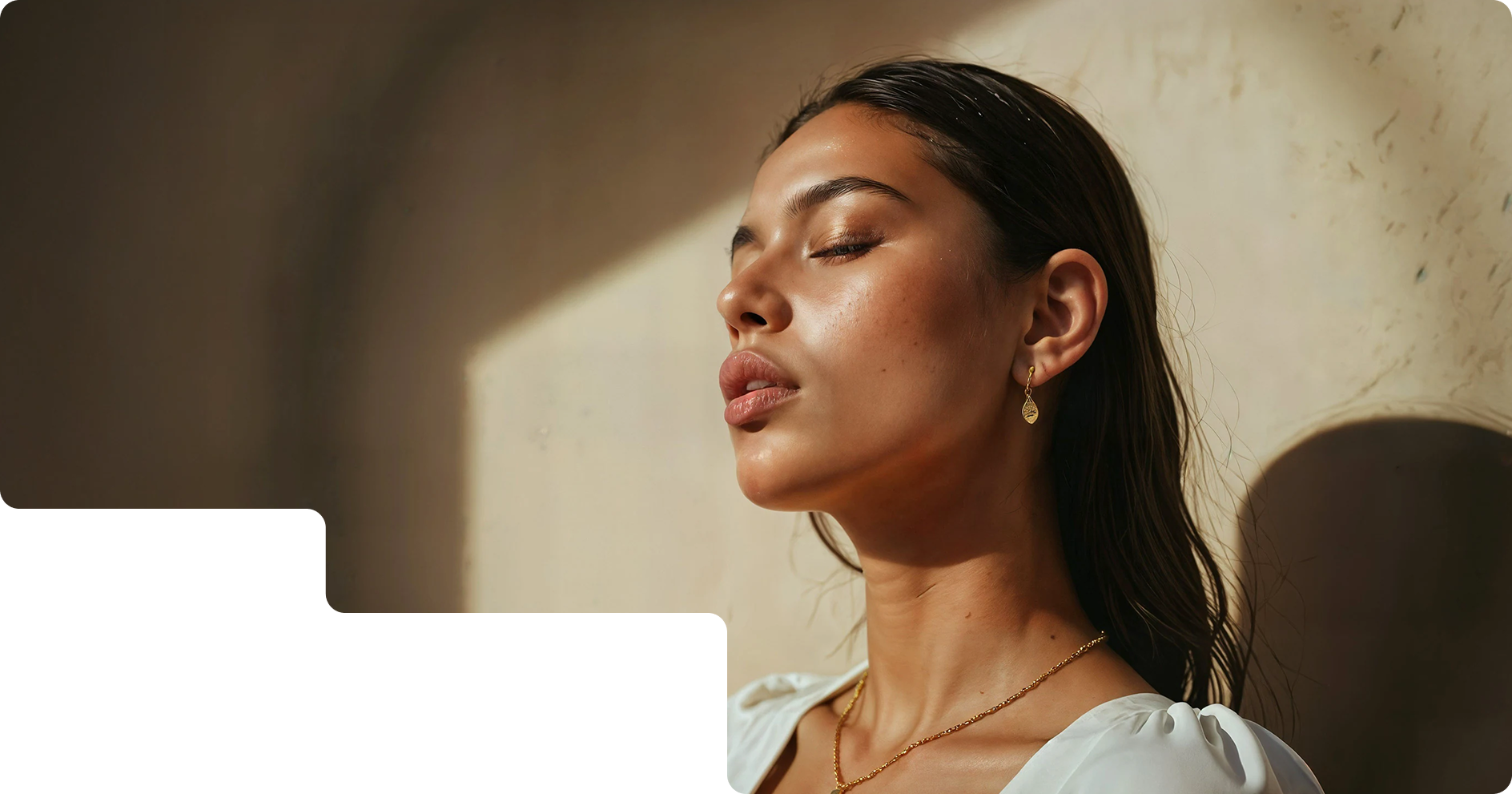 Image of girl in white t-shirt